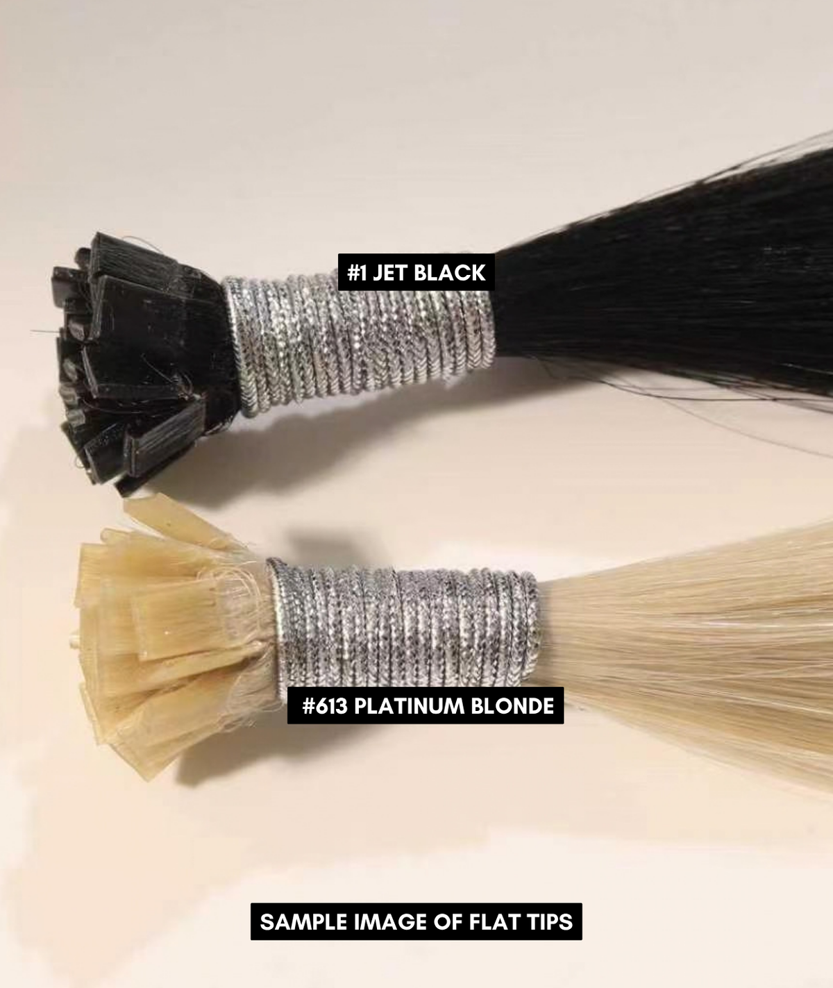 #Burgundy Flat Tip Keratin Bond Hair Extensions