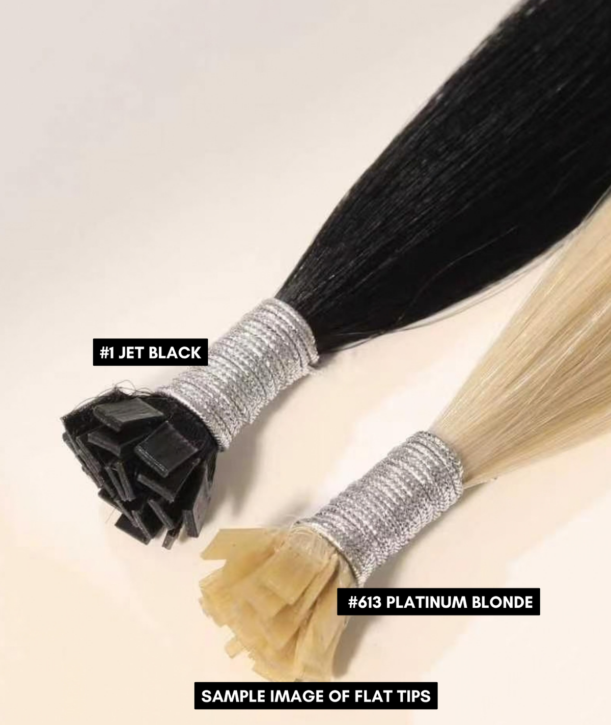 #Burgundy Flat Tip Keratin Bond Hair Extensions