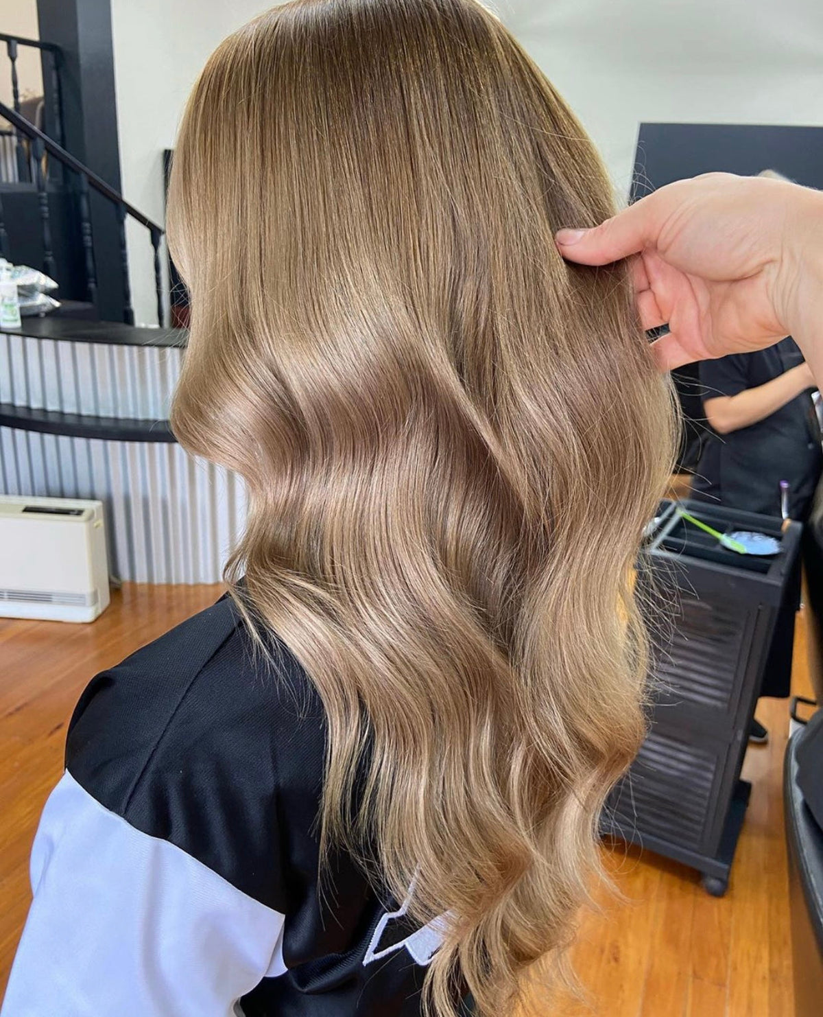 #16 Caramel Dark Blonde Injection Tape Weft Extensions