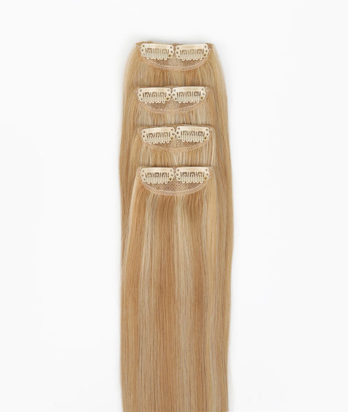 #16/22 Caramel Light Blonde Mix Scalp Hair Fill Ins
