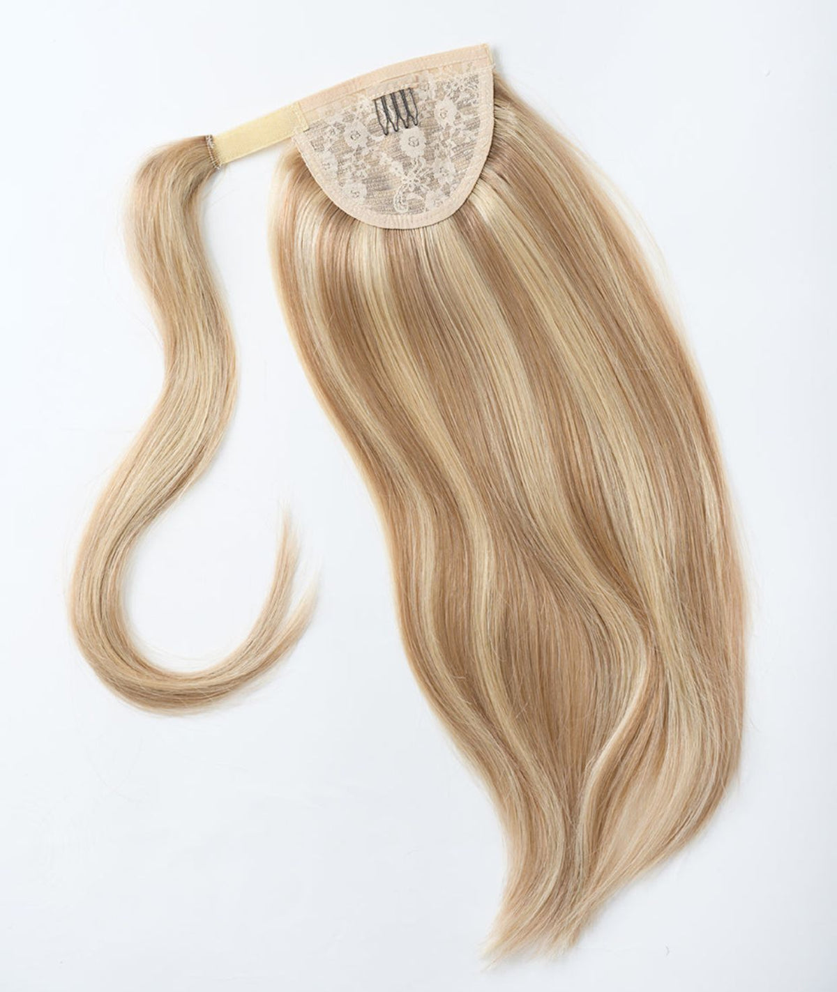 #16/22 Caramel Light Blonde Mix Ponytail Hair Extensions
