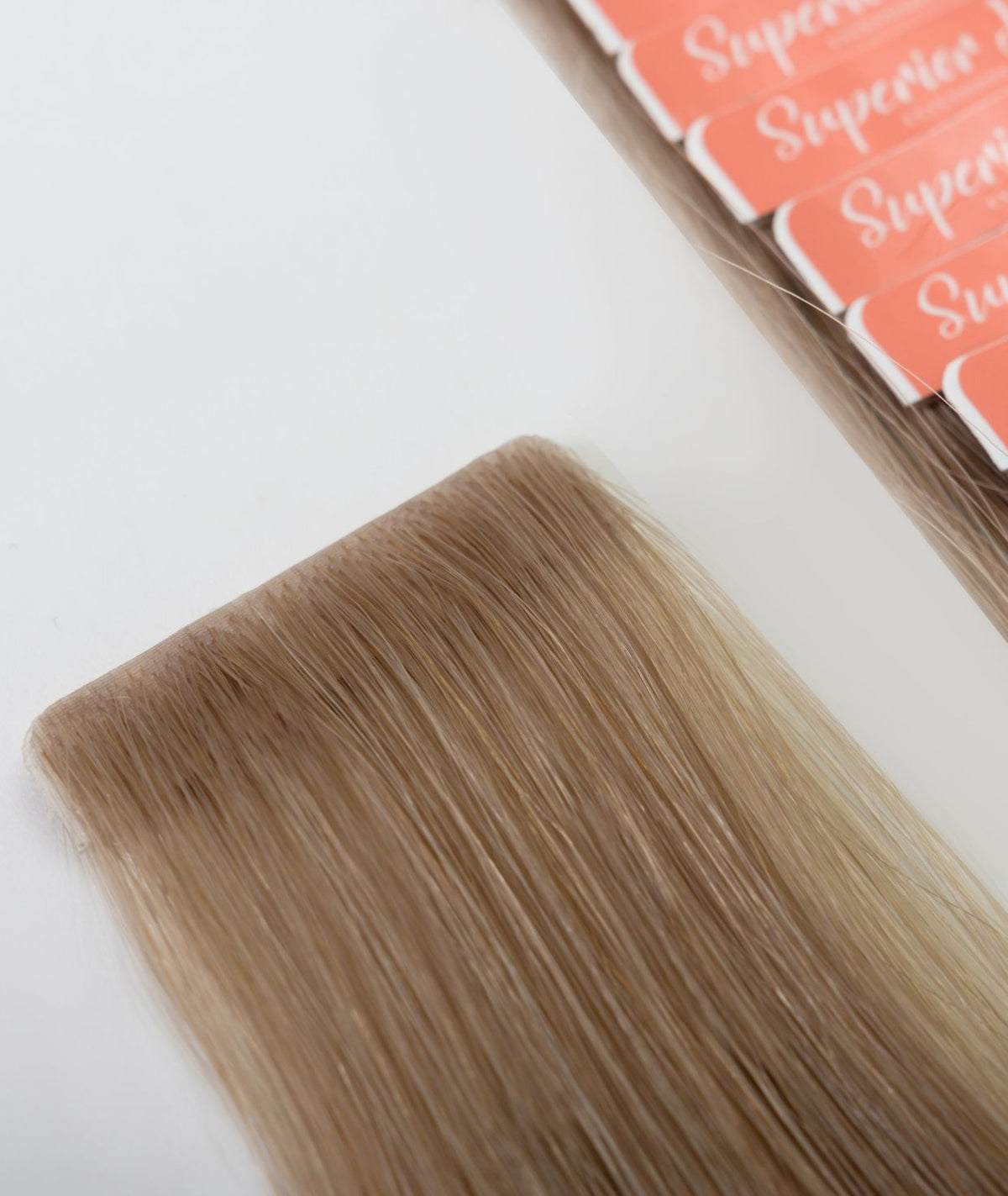 #16 Caramel Dark Blonde Invisi Tape Hair Extensions