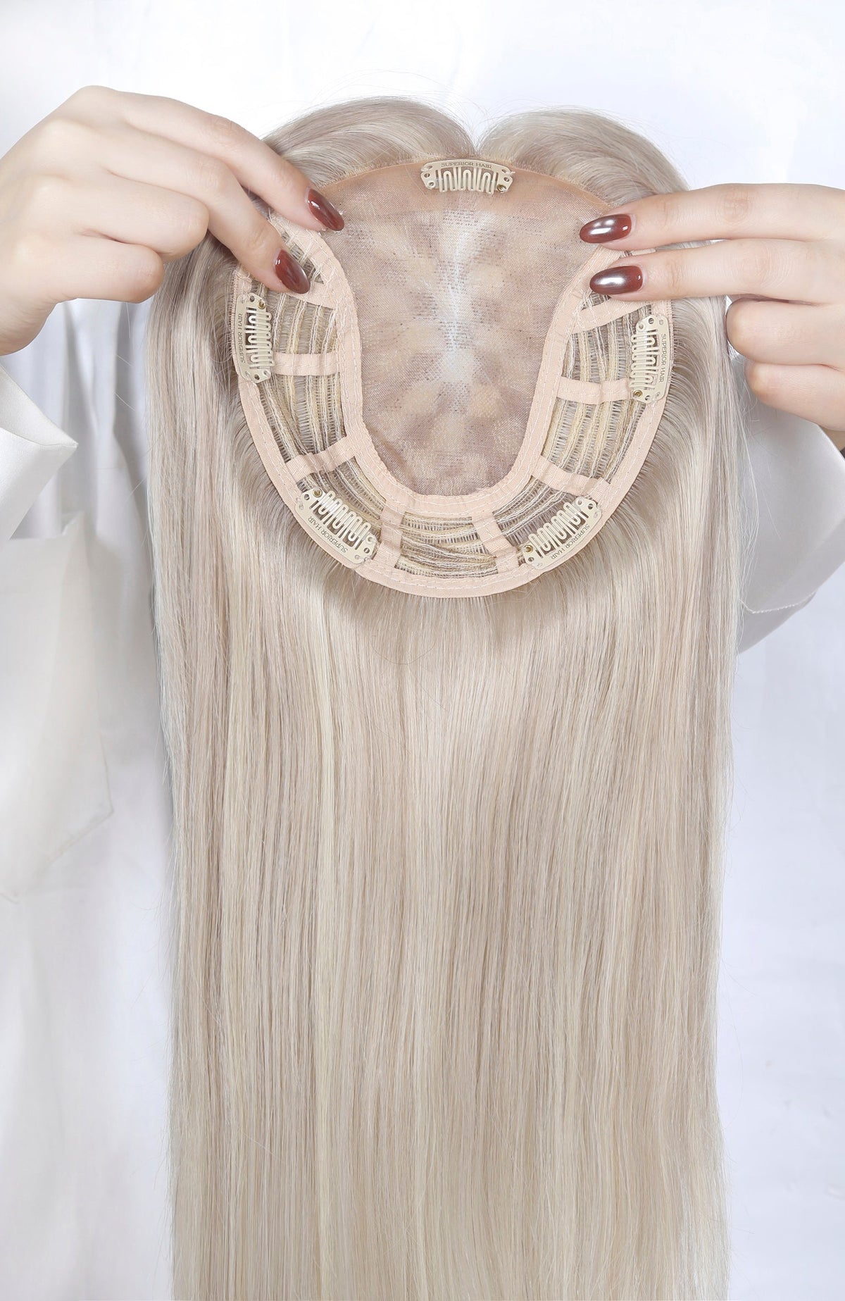 #18/60 Pearl Ash Blonde HL Topper With Invisible Wire (65g)