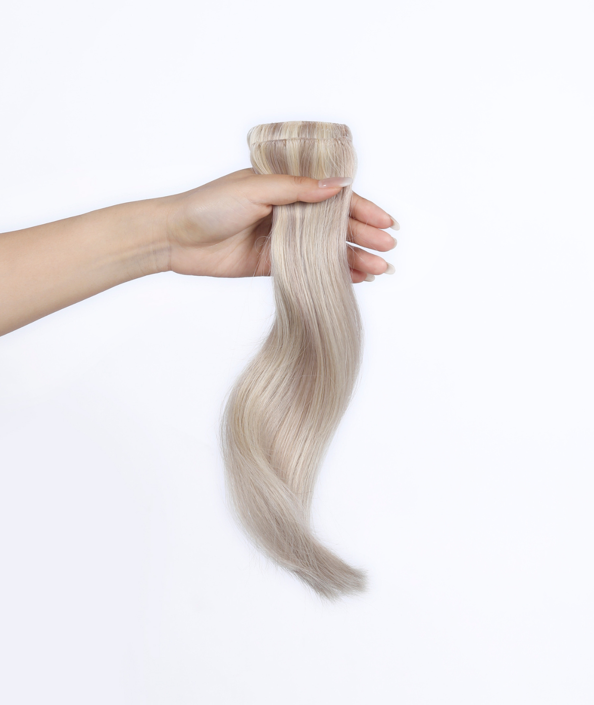 #18/60 Pearl Ash Blonde Highlights Scalp Hair Fill Ins