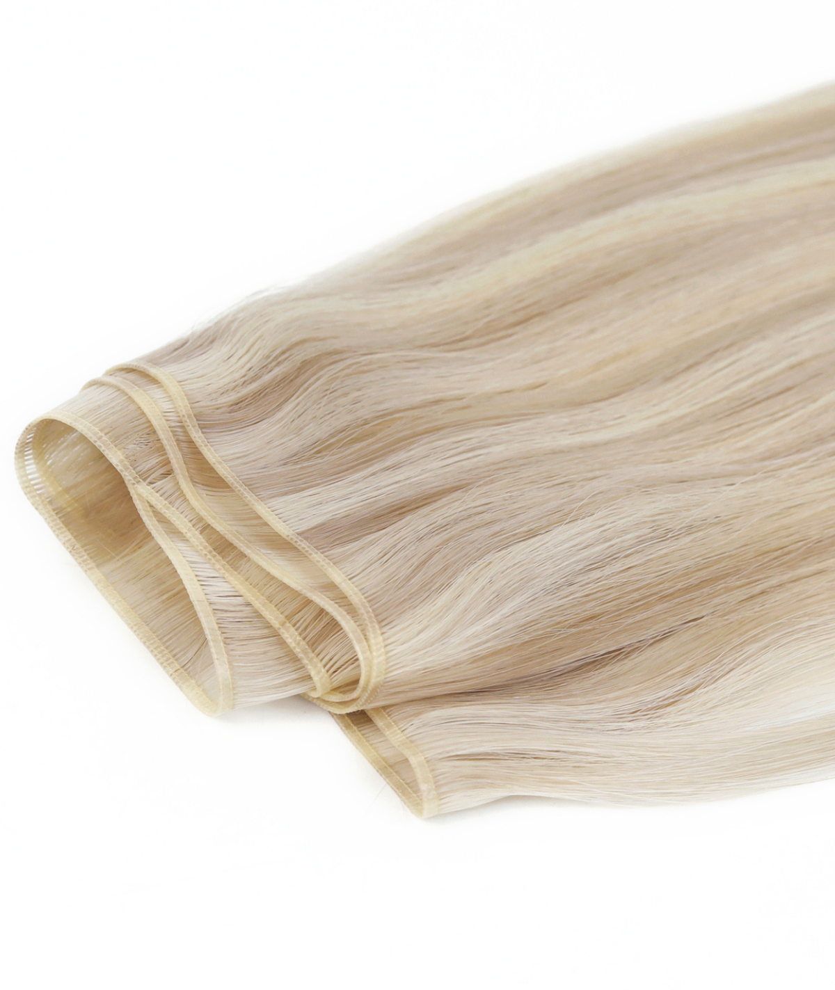 #18/60 Pearl Ash Blonde Highlights Genius Weft Hair Extensions