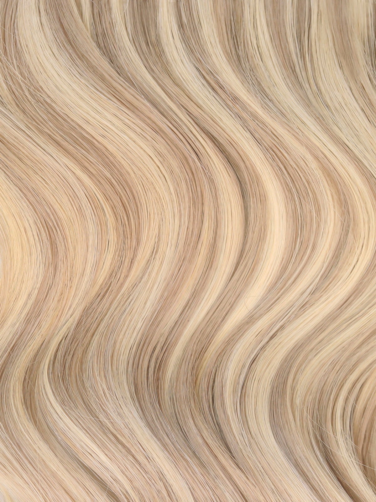 #18/613 Ash Blonde Highlights Flat Tip Keratin Bond Hair Extensions