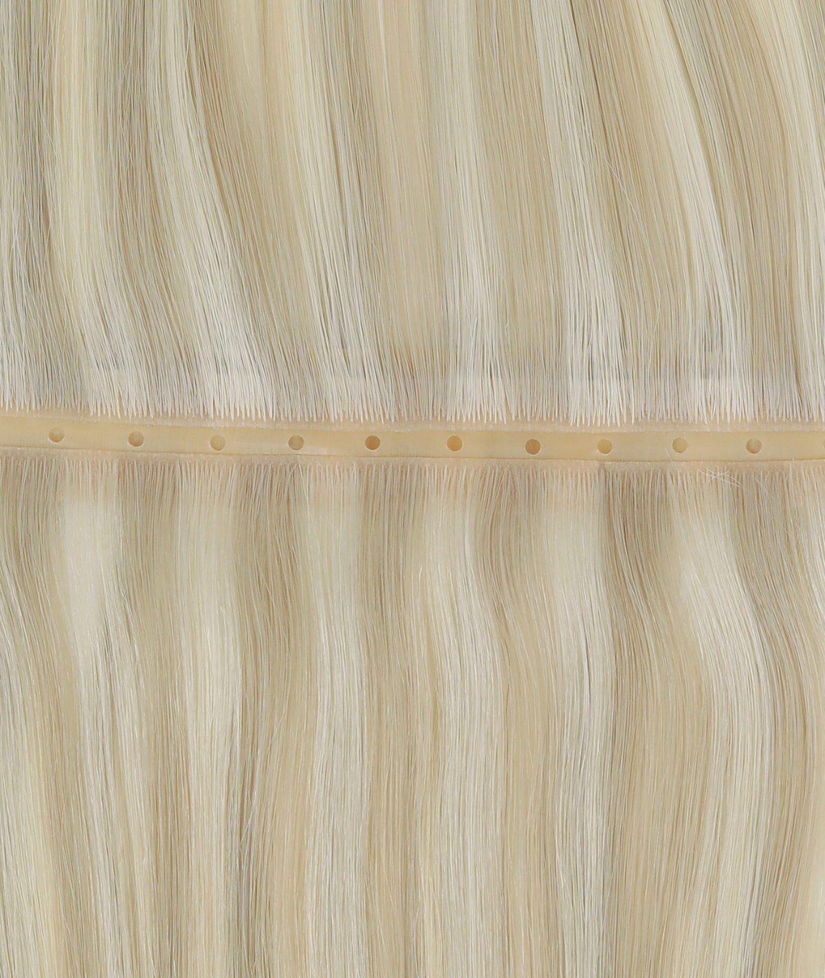 #18/60 Pearl Ash Blonde Highlights Invisi Butterfly Weft Hair Extensions (NEW)