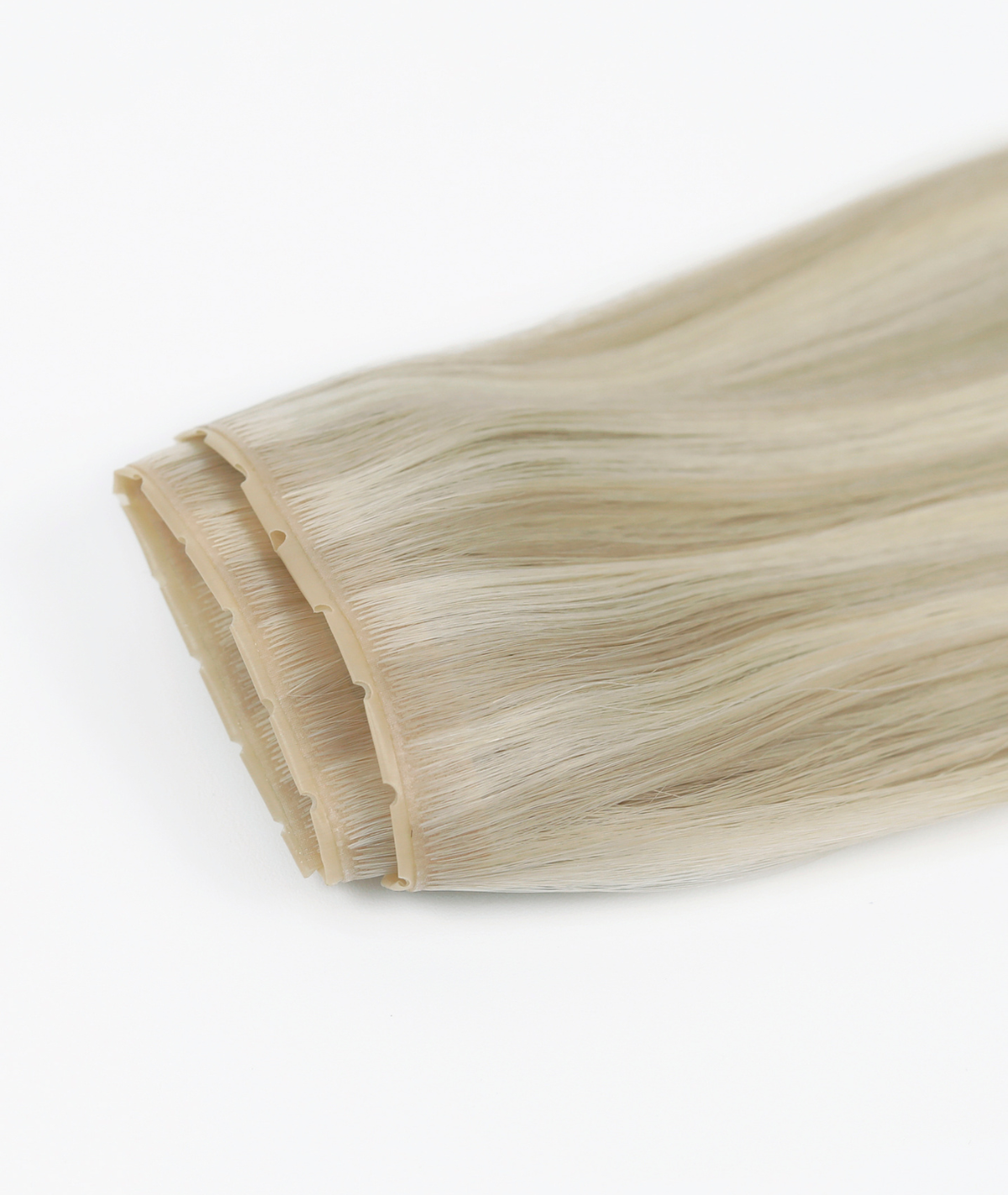#18/60 Pearl Ash Blonde Highlights Invisi Butterfly Weft™ Hair Extensions