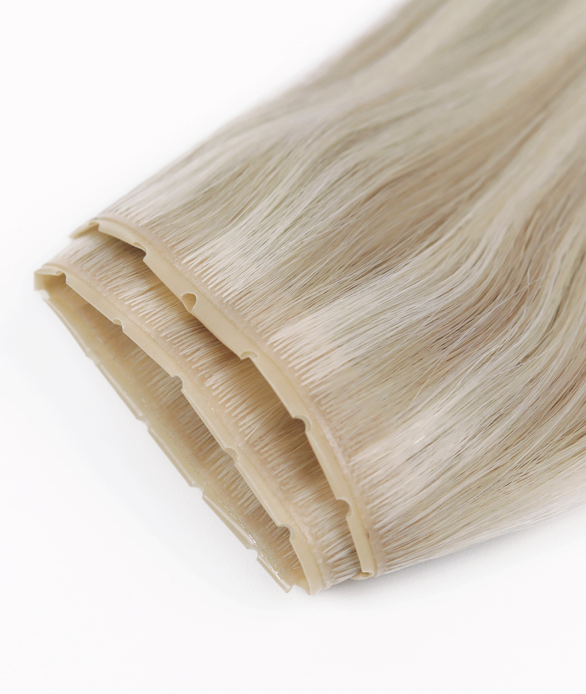 #18/60 Pearl Ash Blonde Highlights Invisi Butterfly Weft Hair Extensions (NEW)