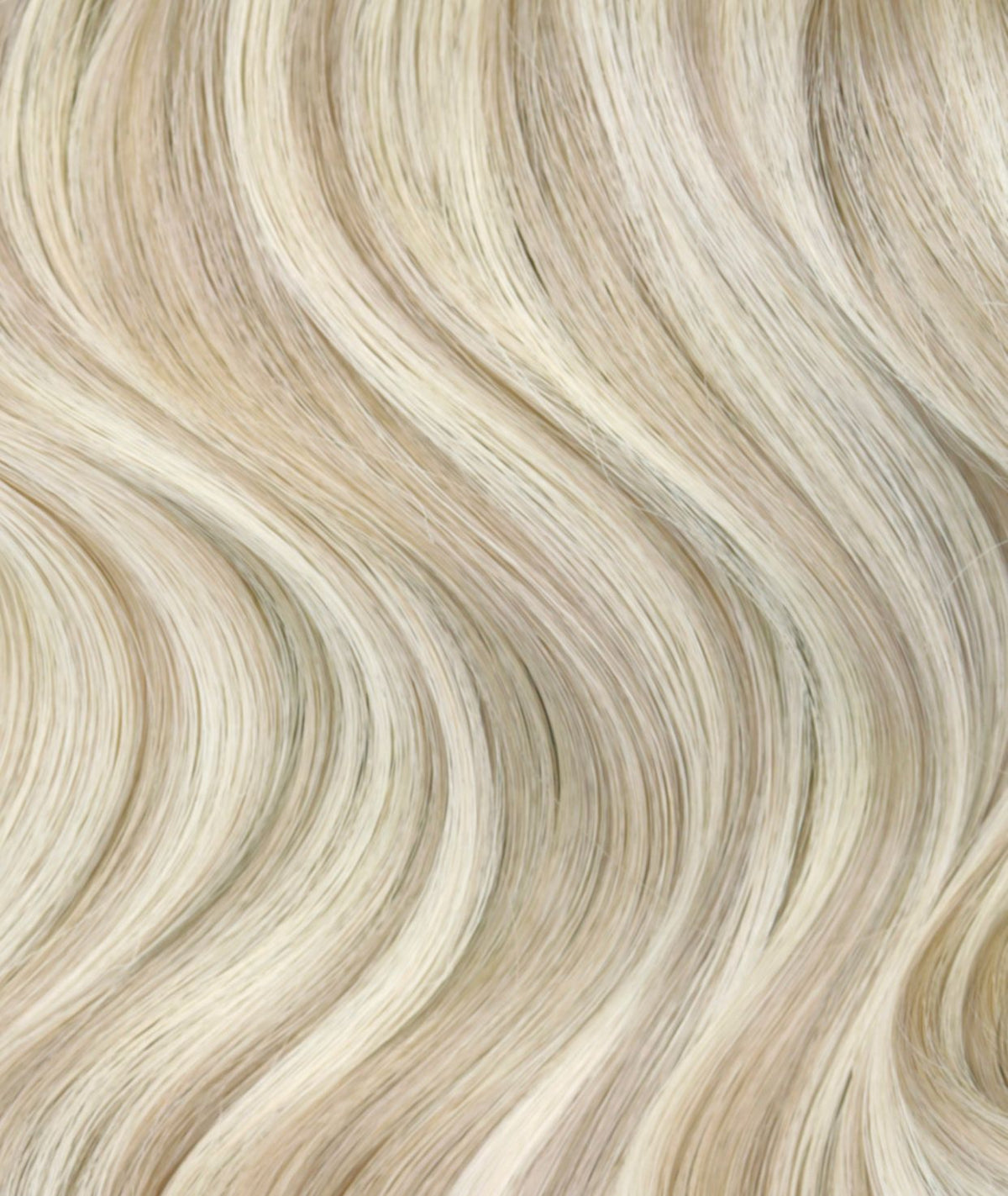 #18/60 Pearl Ash Blonde Highlights Ultra Seamless Tape In Hair Extensions
