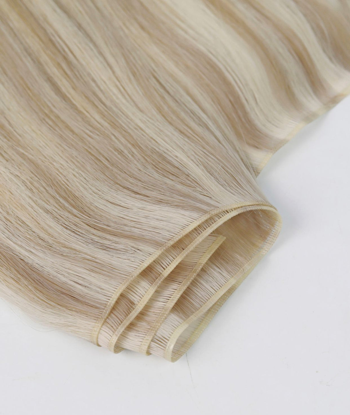 #18/60 Pearl Ash Blonde Highlights Genius Weft Hair Extensions
