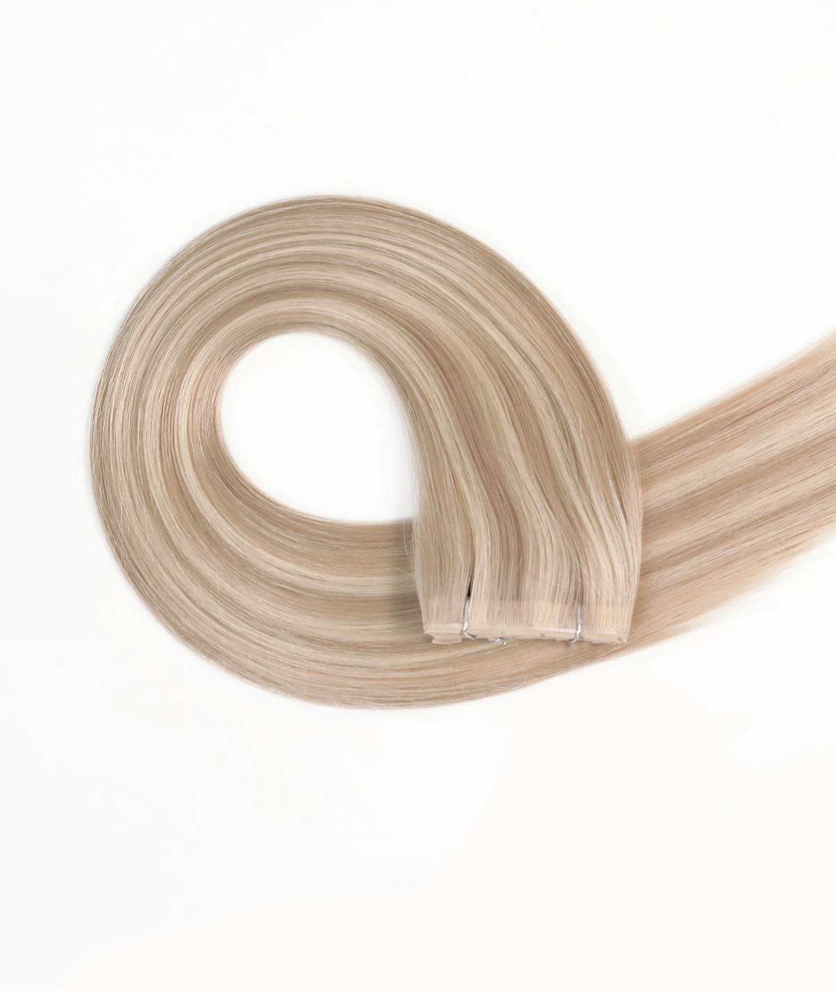 #18/613 Ash Blonde Highlights Invisi Butterfly Weft Hair Extensions (NEW)