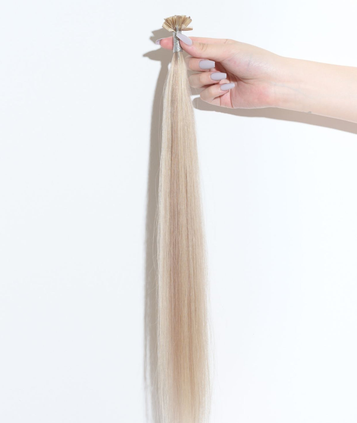 #18/613 Ash Blonde Highlights Keratin Bond Hair Extensions