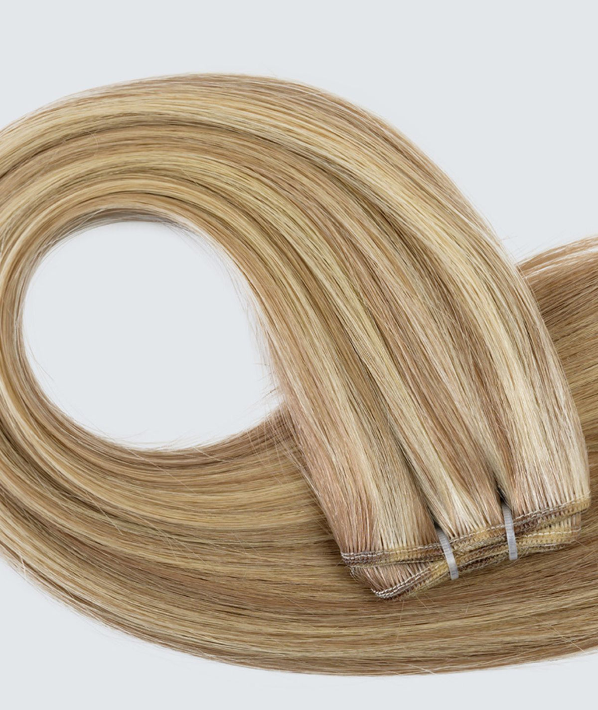 #18/613 Ash Blonde Highlights Traditional Weft Hair Extensions