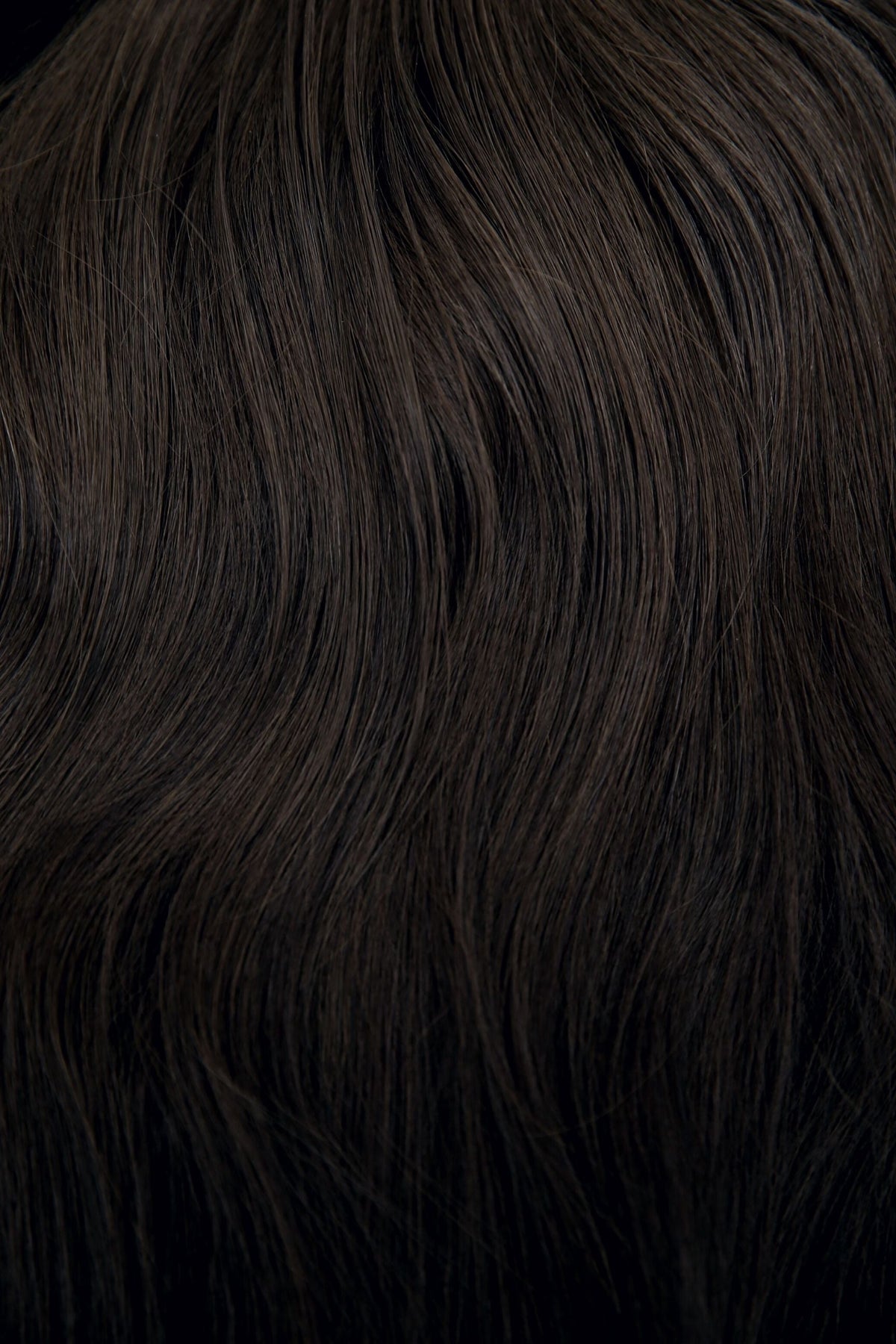 #1BL Darkest Brown Genius Weft Extensions. Superior hair Extensions.