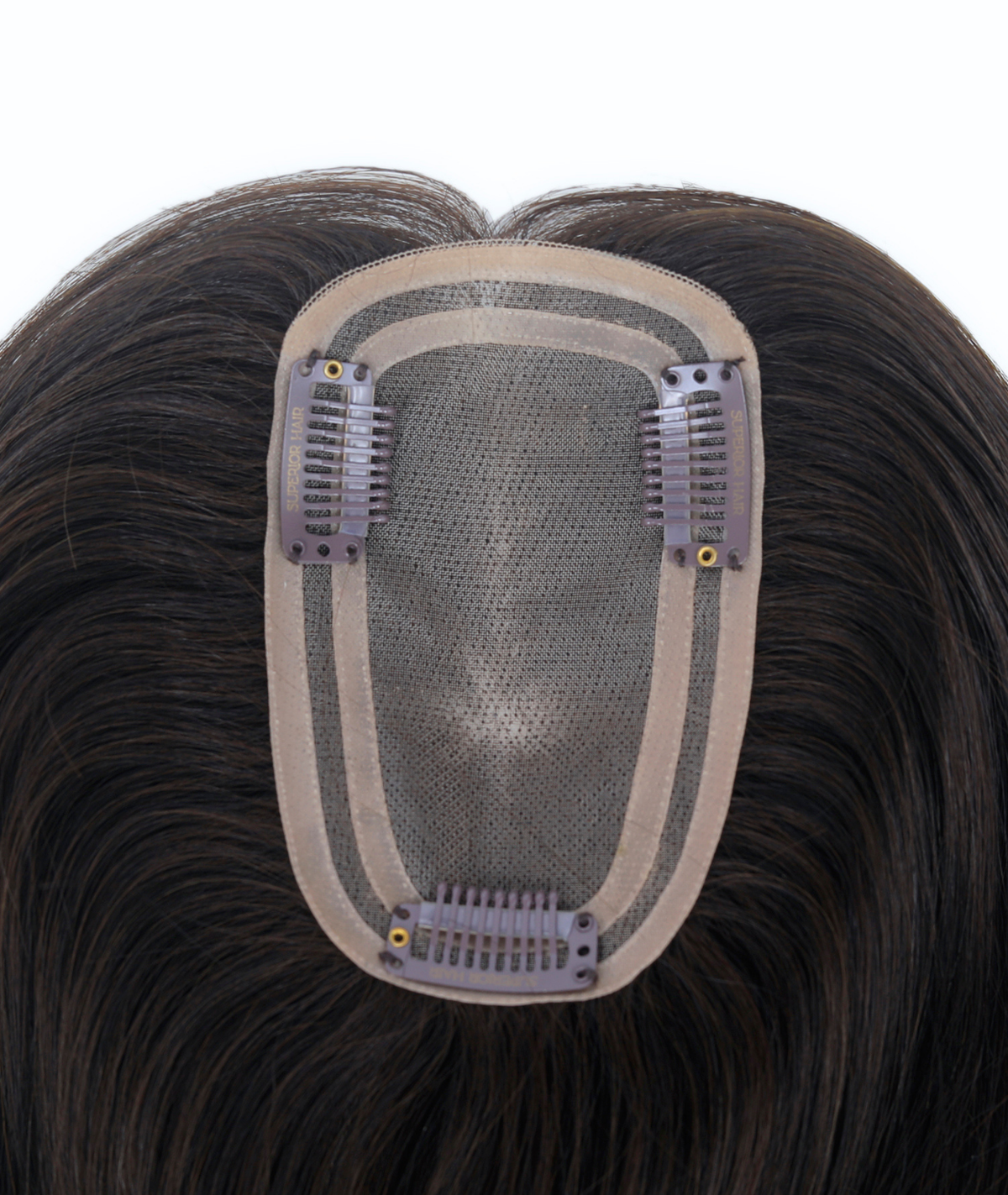 #1BL Darkest Brown Women's Lite Hair Topper (NEW)