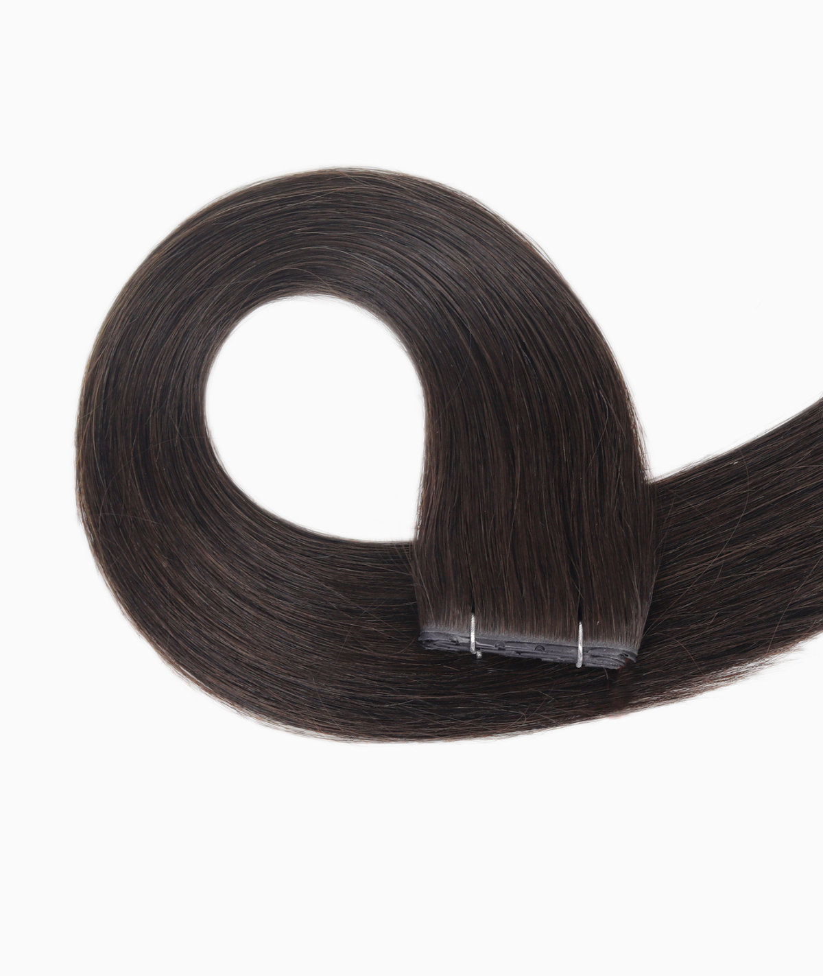 #1BL Darkest Brown Invisi Butterfly Weft™ Hair Extensions