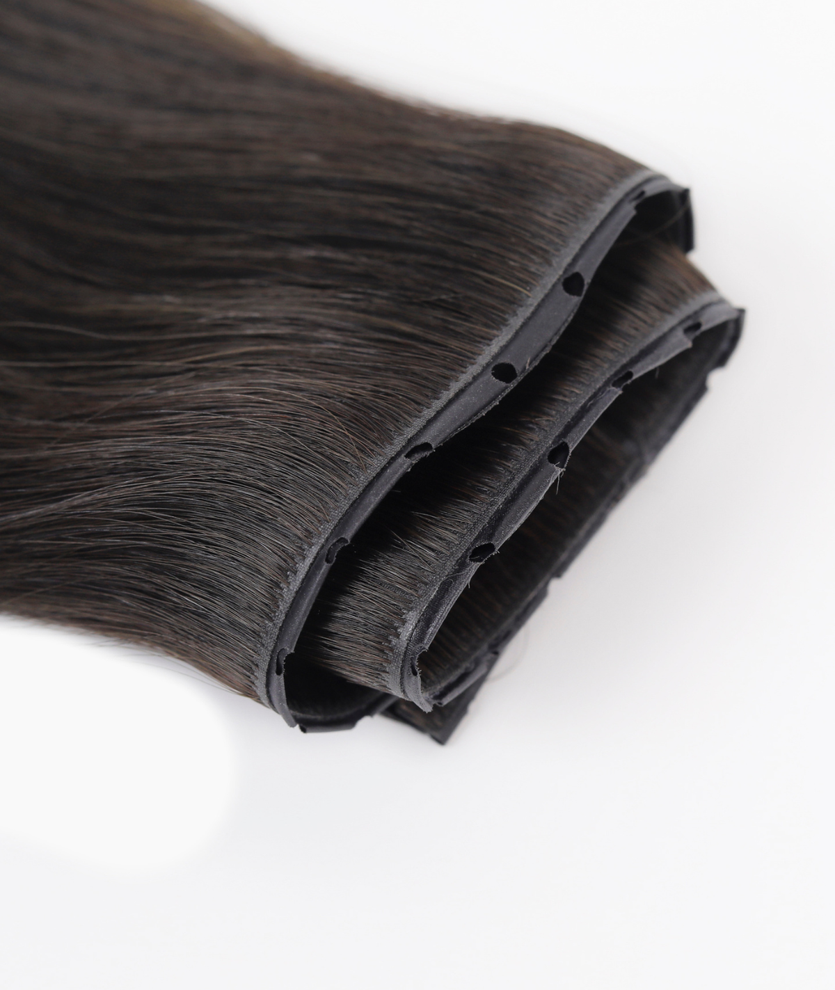 #1BL Darkest Brown Invisi Butterfly Weft Hair Extensions (NEW)