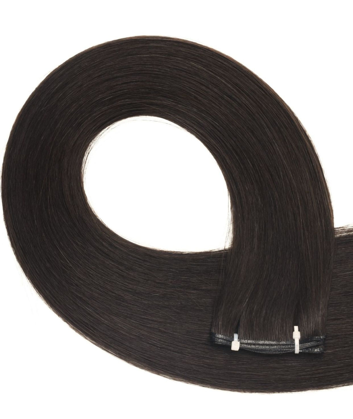 #1BL Darkest Brown Genius Weft Hair Extensions