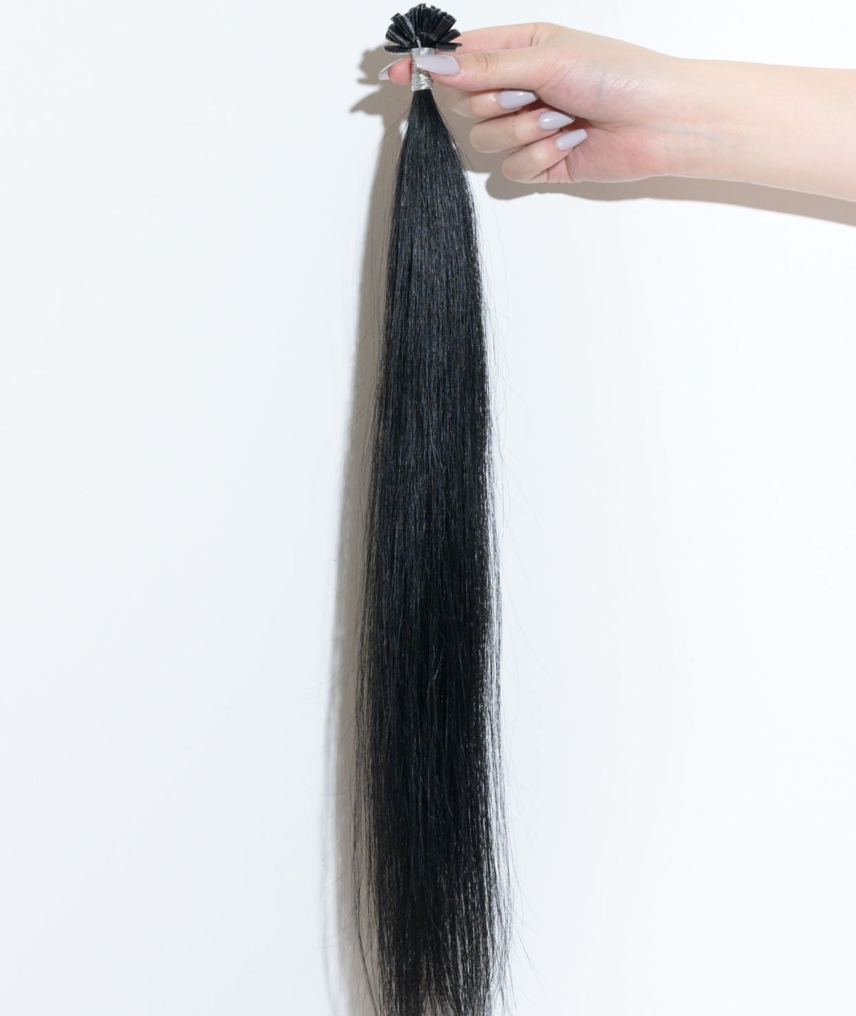 #1 Jet Black Keratin Bond Hair Extensions