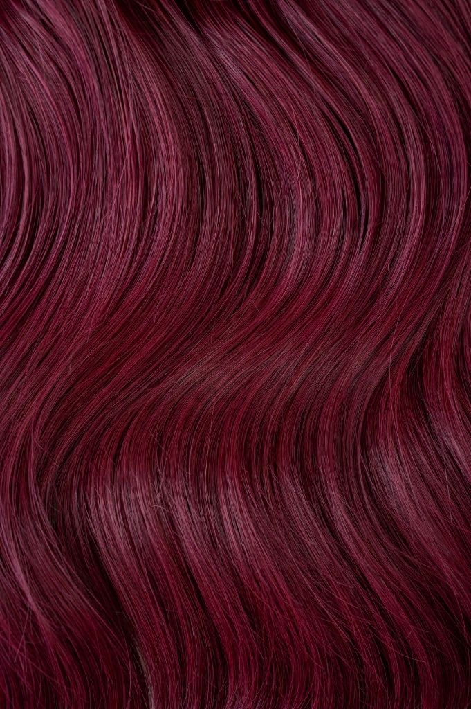 #Burgundy Pre Bonded U Tip Extensions
