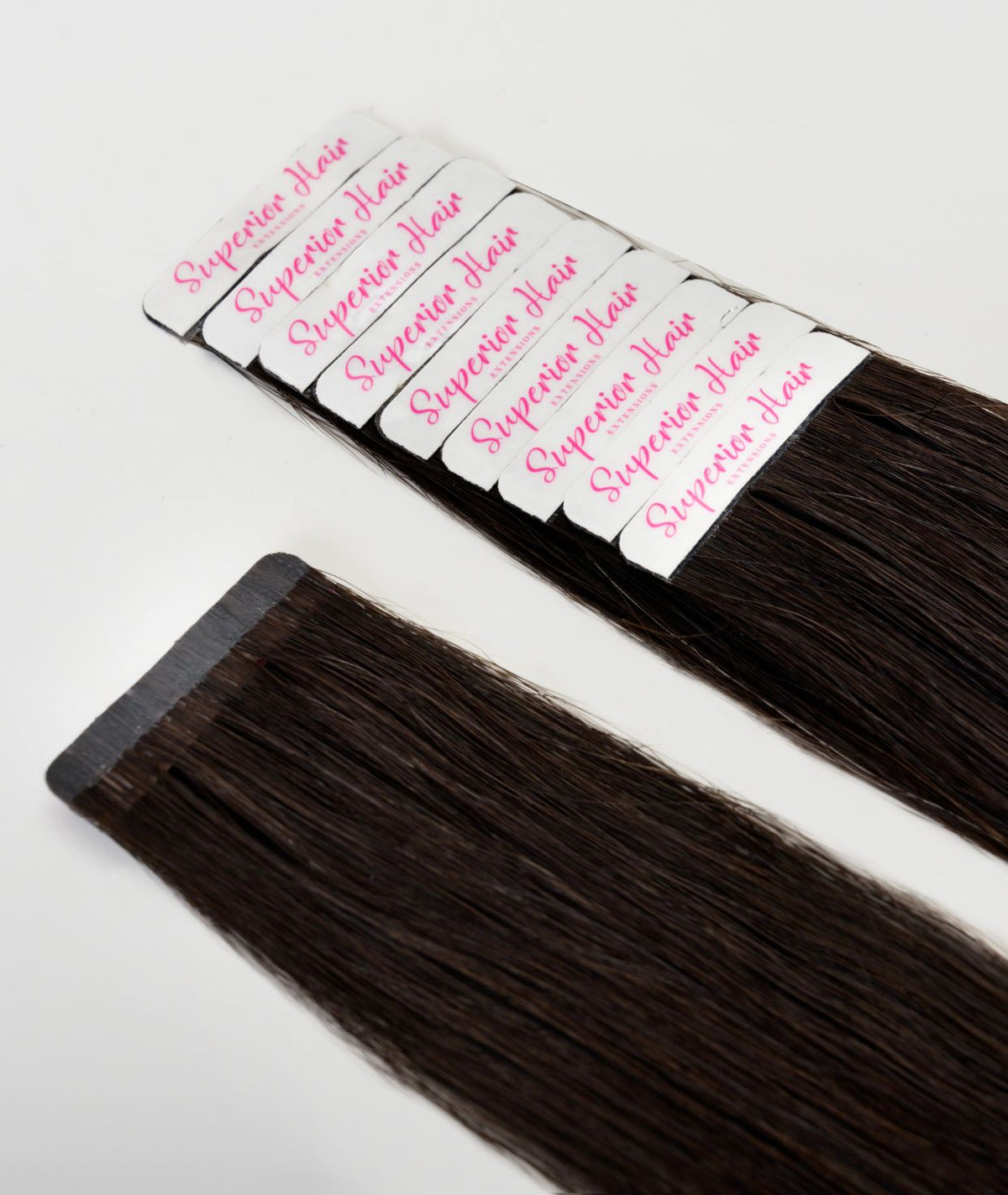 #1B Off-Black Ultra Seamless Tape In Hair Extensions