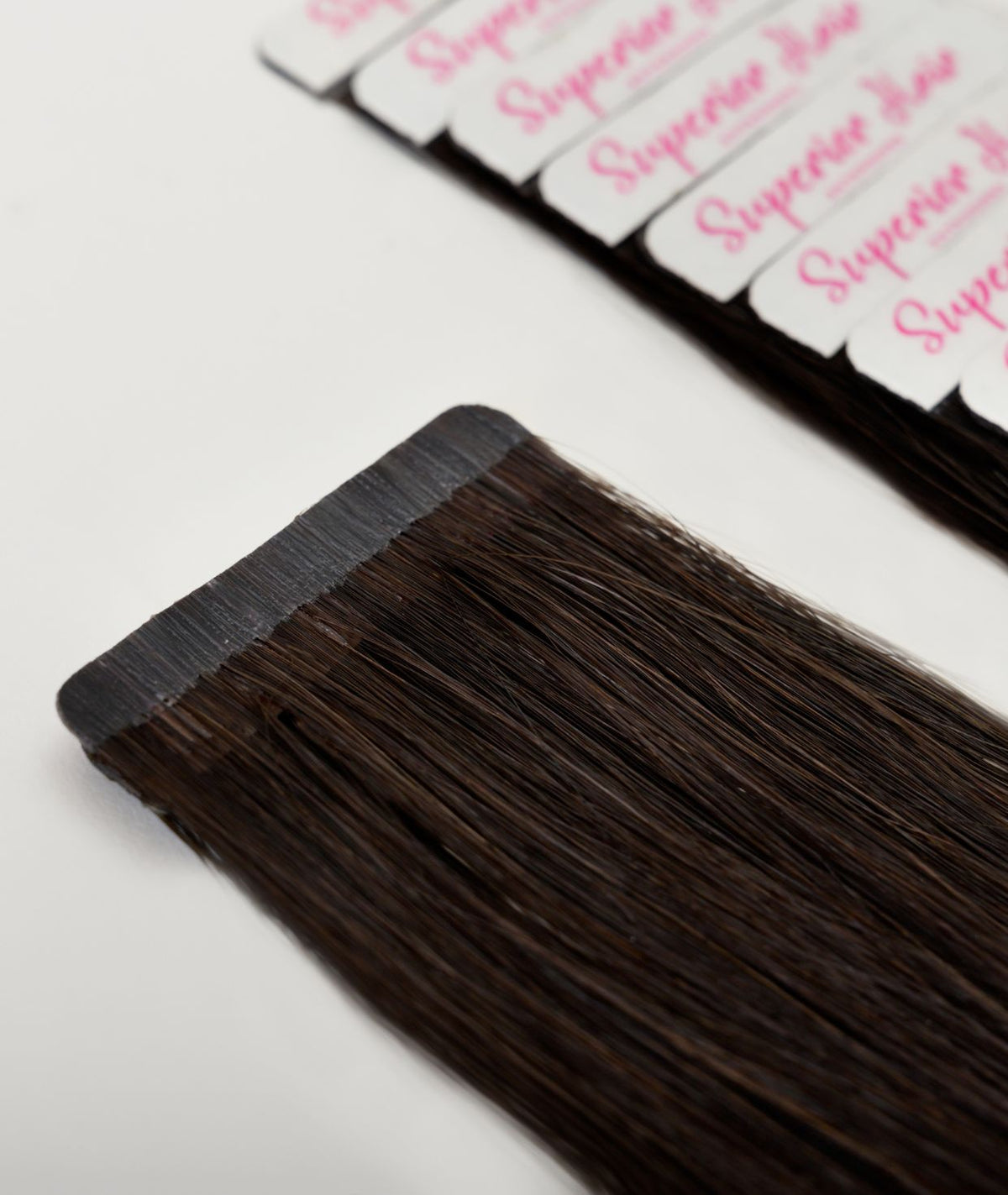 #1B Off-Black Ultra Seamless Tape In Hair Extensions