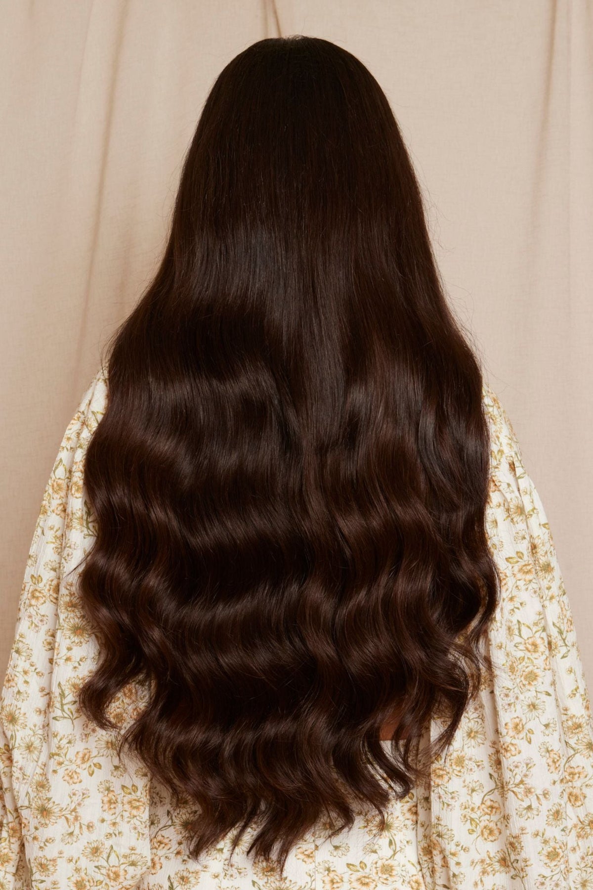 #1BL Darkest Brown Injection Tape Weft Extensions