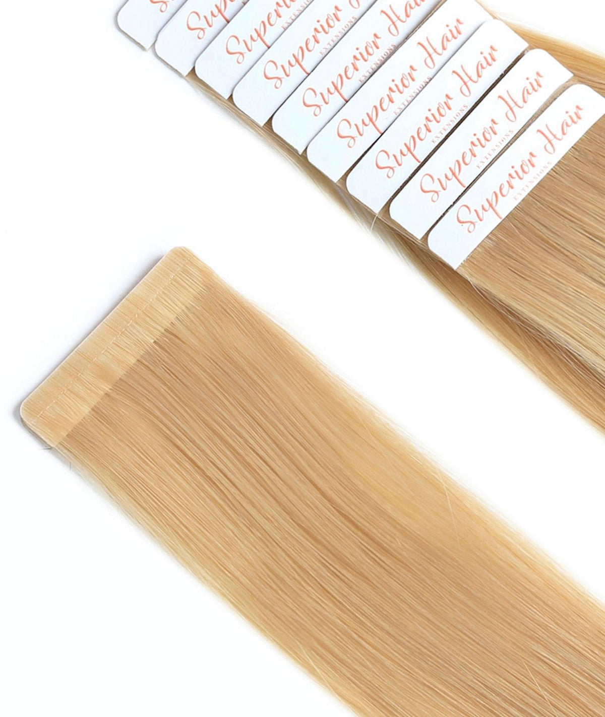 #23 Golden Blonde Ultra Seamless Tape In Hair Extensions