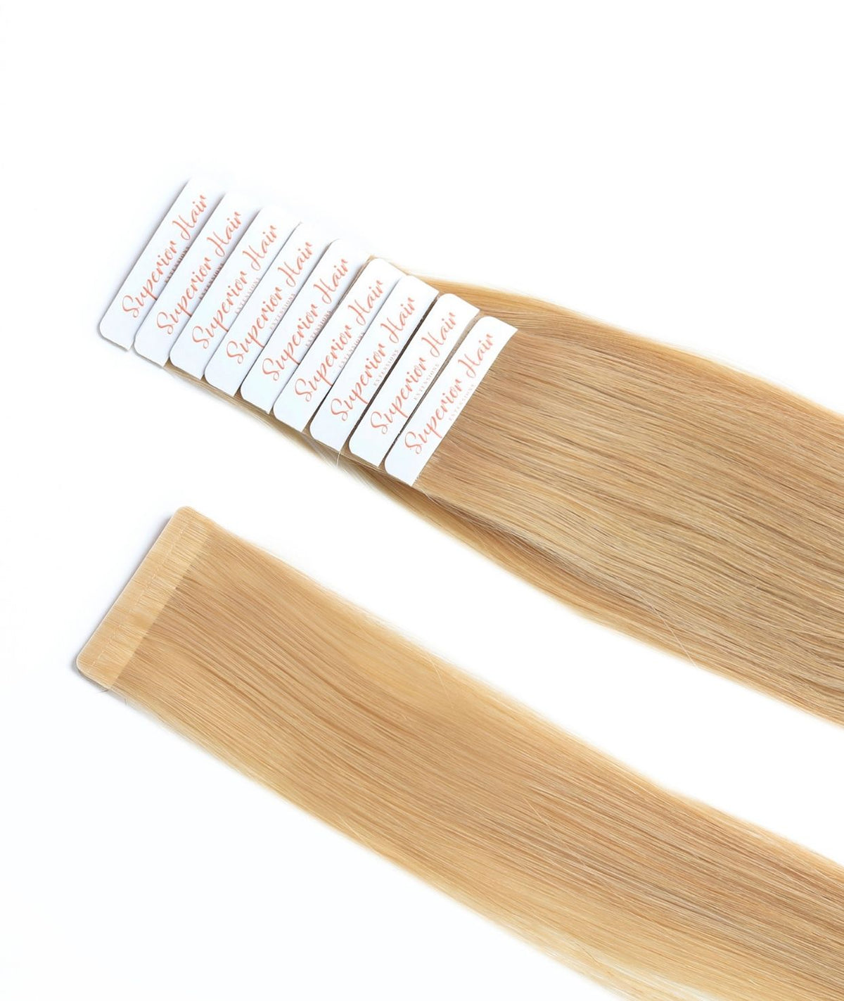 #23 Golden Blonde Ultra Seamless Tape In Hair Extensions