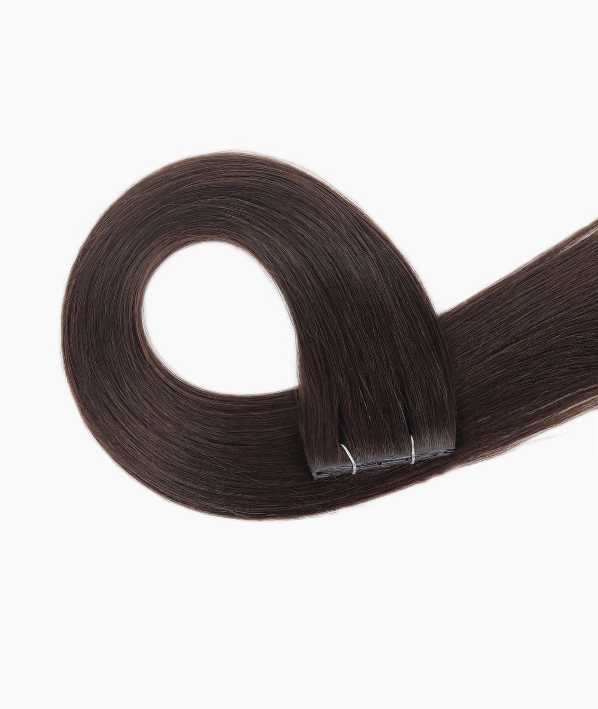 #2 Dark Brown Invisi Butterfly Weft Hair Extensions (NEW)