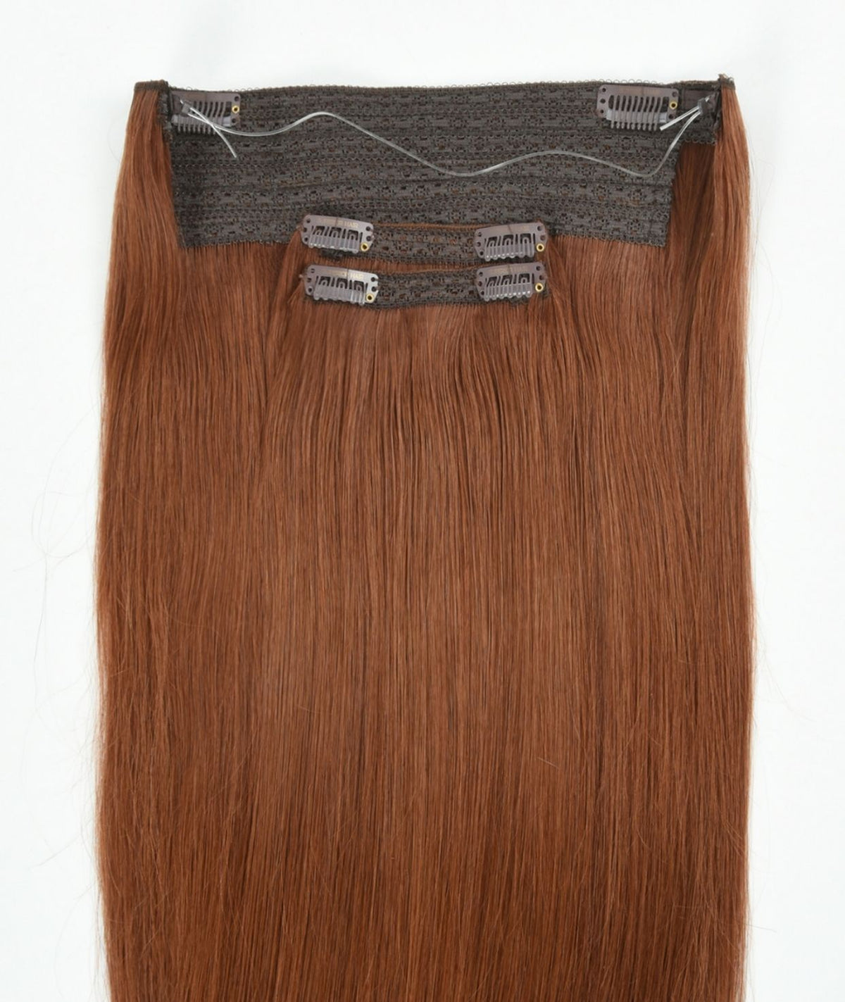 #33 Auburn Classic Halo Hair Extensions