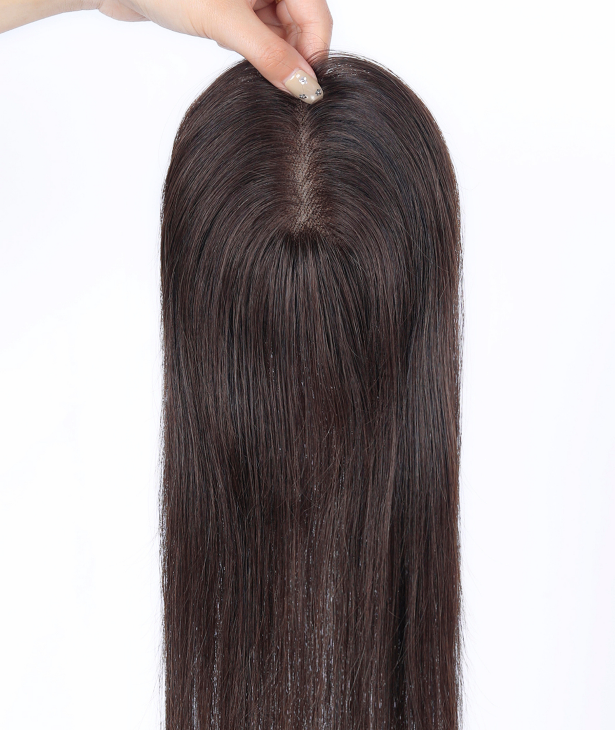 #4 Chocolate Brown Women's Lite Hair Topper (NEW)