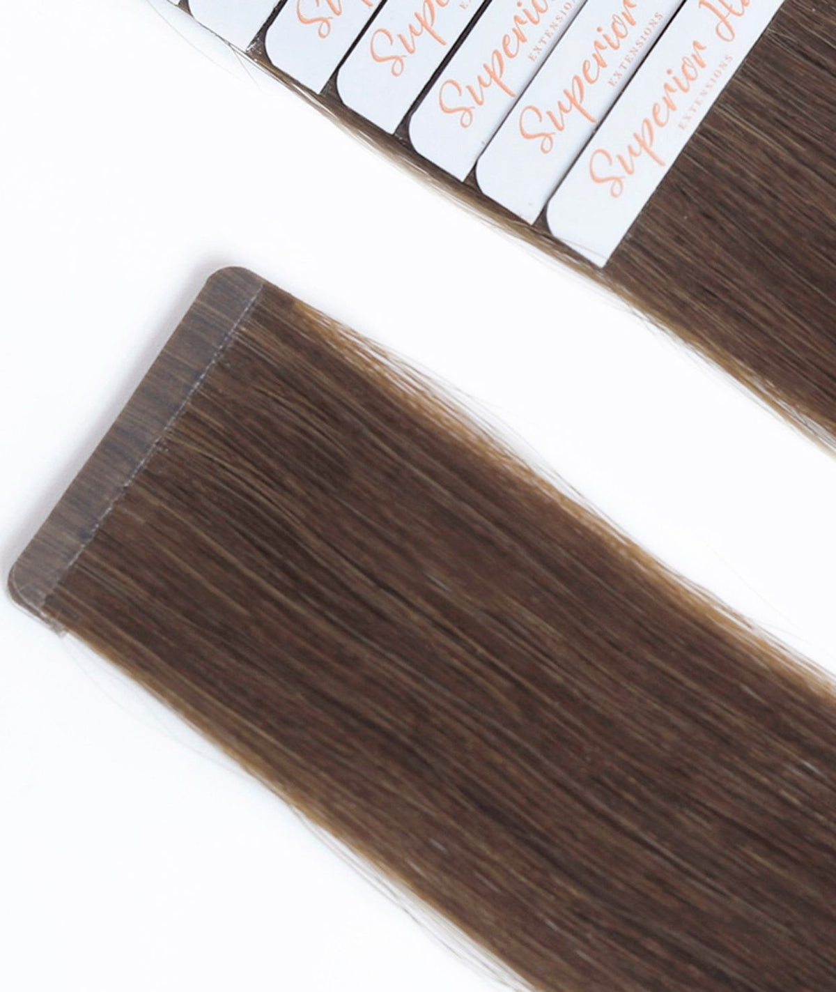 #4 Chocolate Brown Ultra Seamless Tape In Hair Extensions