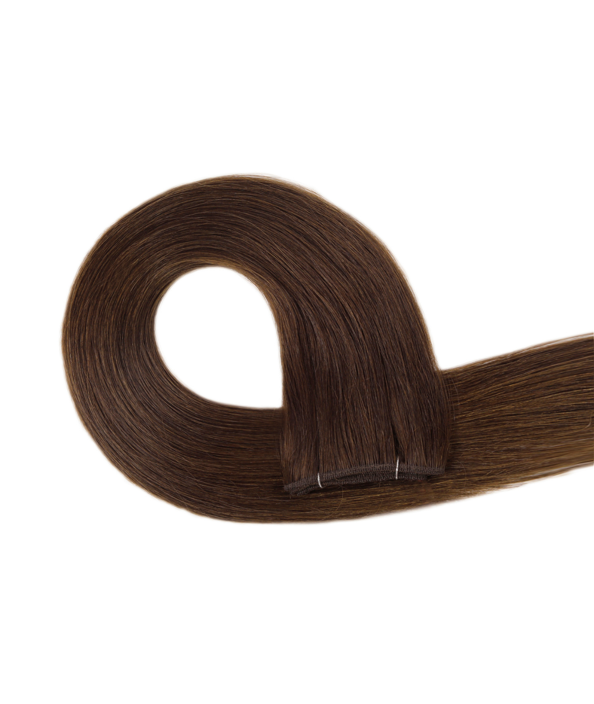 #4 Chocolate Brown Traditional Weft Hair Extensions