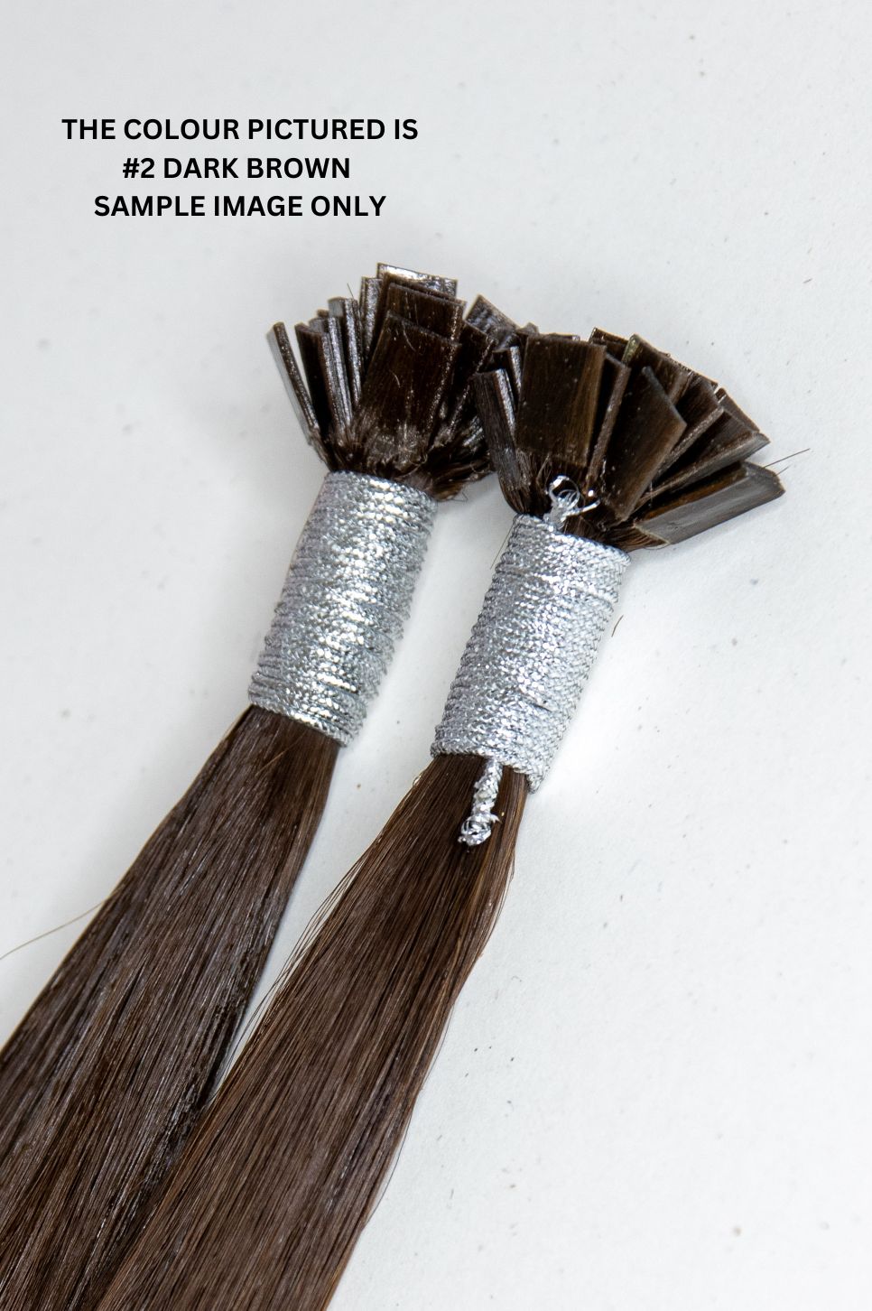 #60 Whitest Ash Blonde Flat Tip Extensions