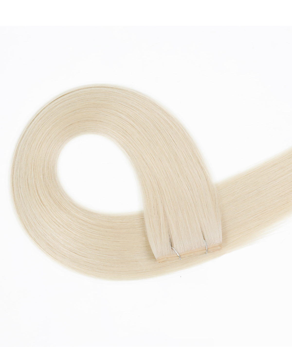 #60 Whitest Ash Blonde Invisi Butterfly Weft Hair Extensions (NEW)