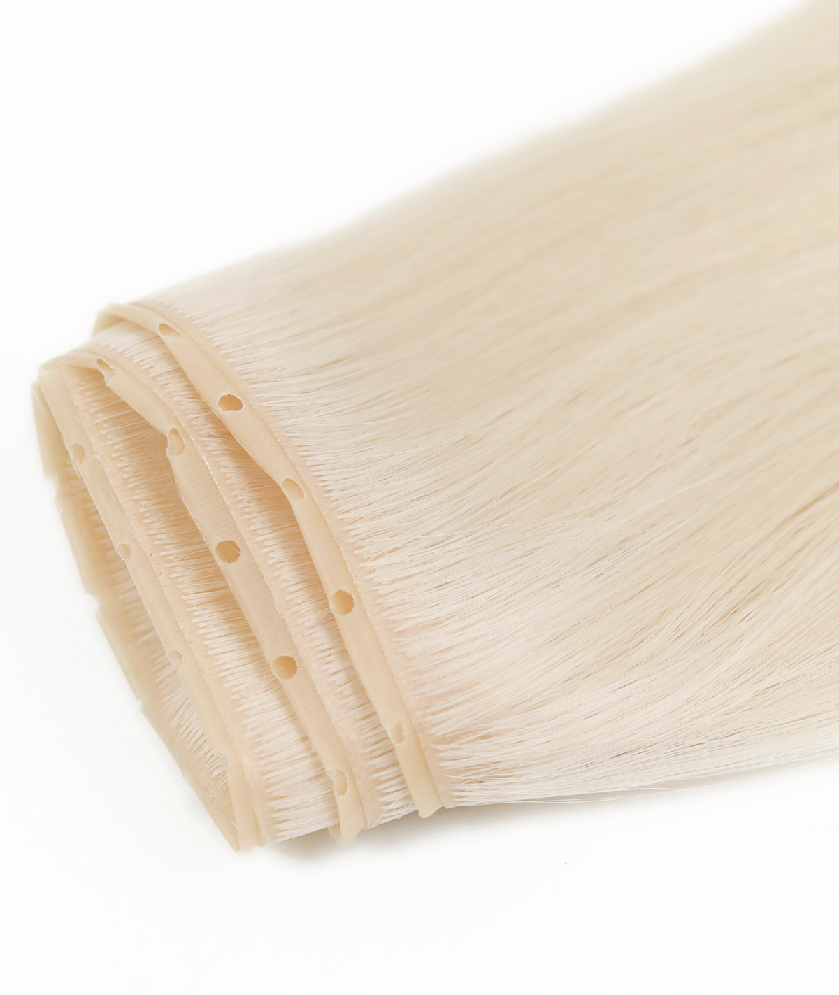 #60 Whitest Ash Blonde Invisi Butterfly Weft Hair Extensions (NEW)