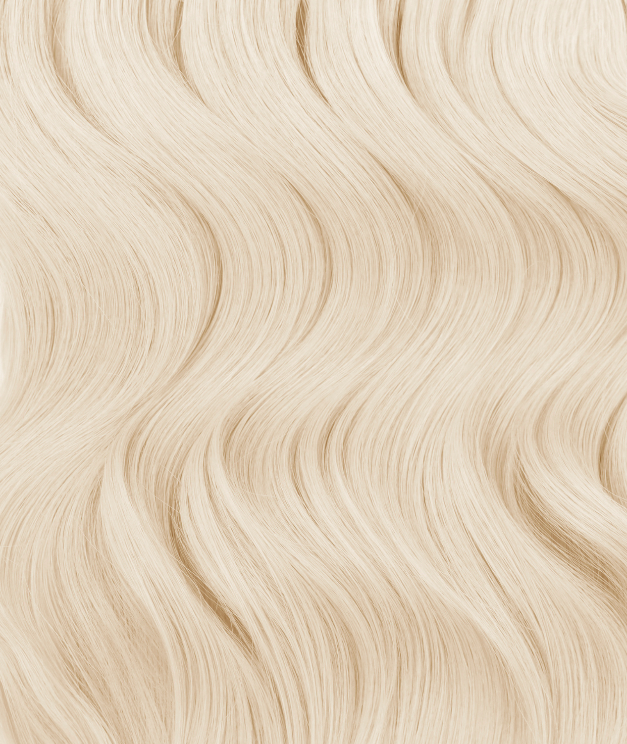 #60 Whitest Ash Blonde Nano Tip Hair Extensions