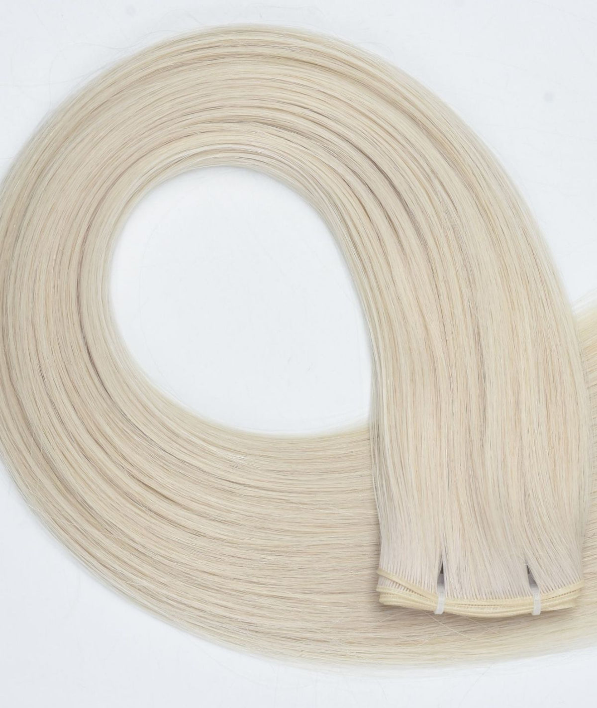 #60 Whitest Ash Blonde Genius Weft Hair Extensions