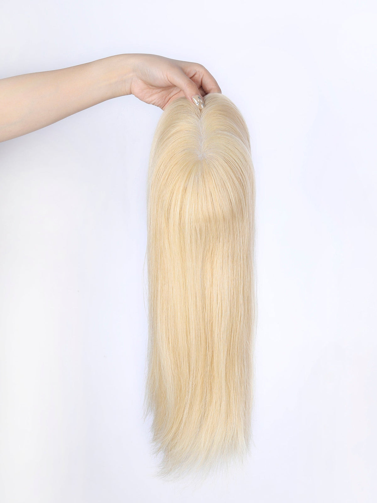 #613 Platinum Blonde Topper With Invisible Wire (65g)