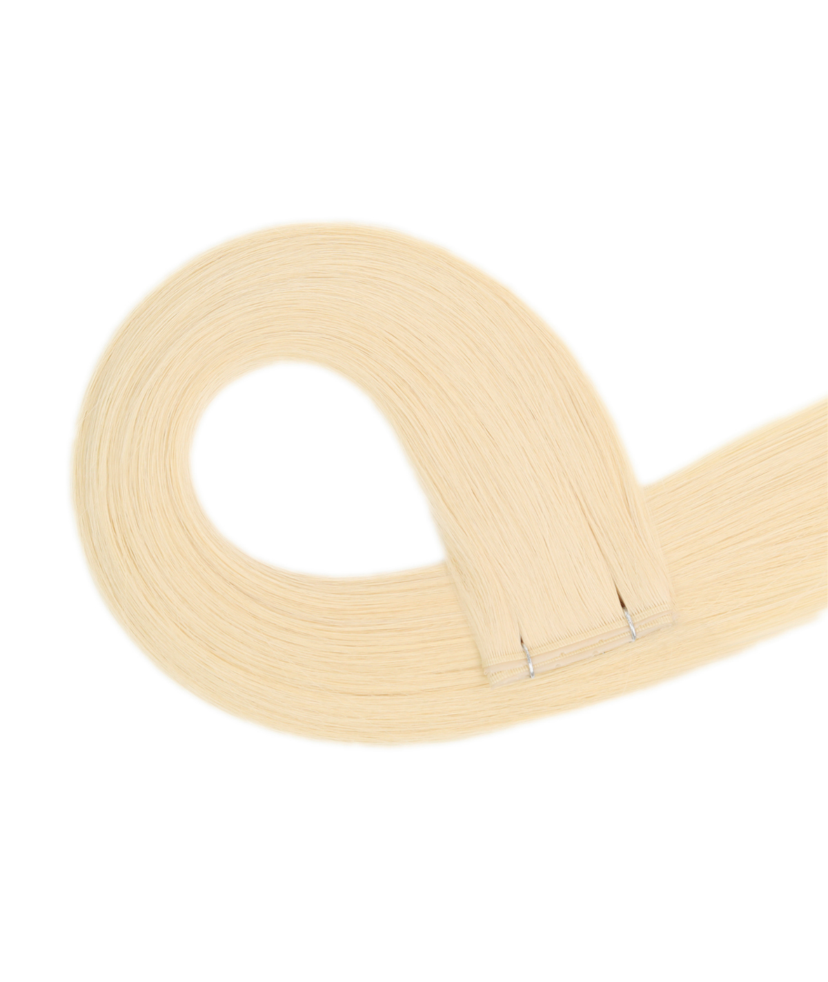 #613 Platinum Blonde Genius Butterfly Weft Hair Extensions