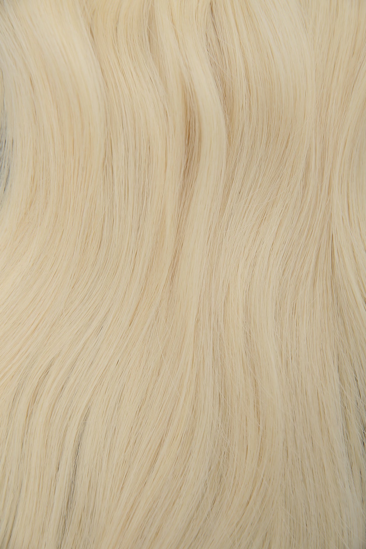 #613 Platinum Blonde Injection Tape Weft Extensions