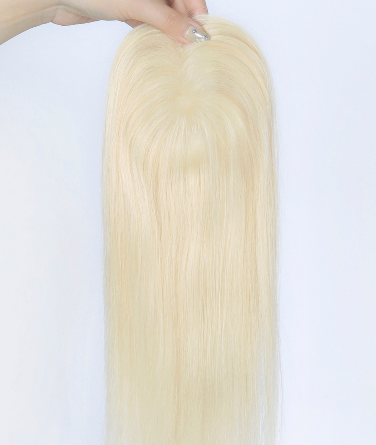 #613 Platinum Blonde Highlights Women's Lite Hair Topper (NEW)
