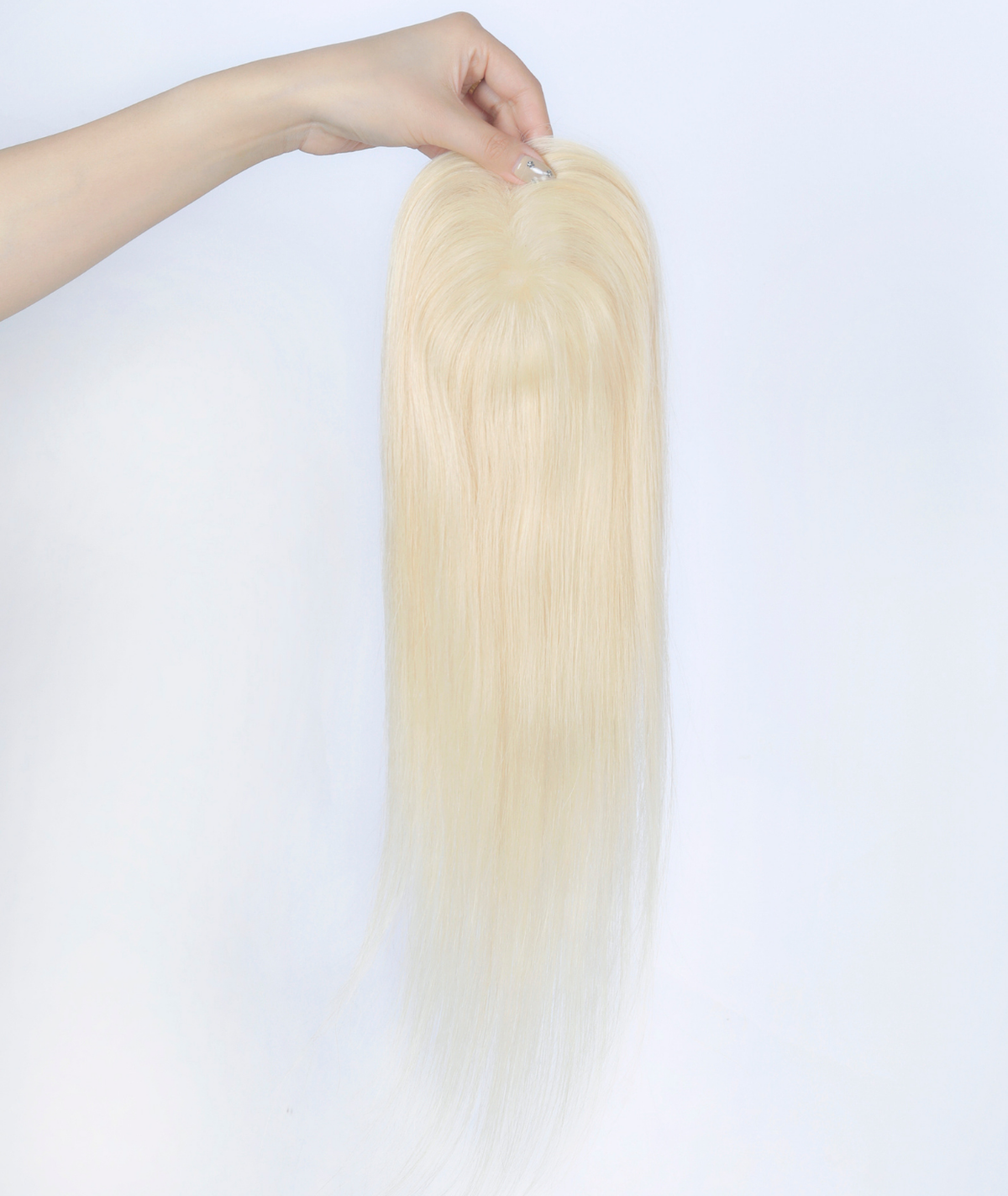#613 Platinum Blonde Highlights Women's Lite Hair Topper (NEW)