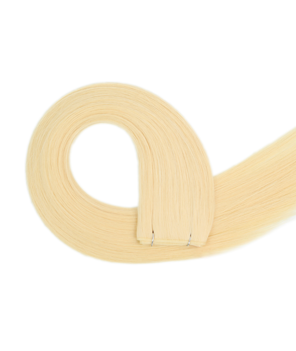 #613 Platinum Blonde Genius Weft Hair Extensions