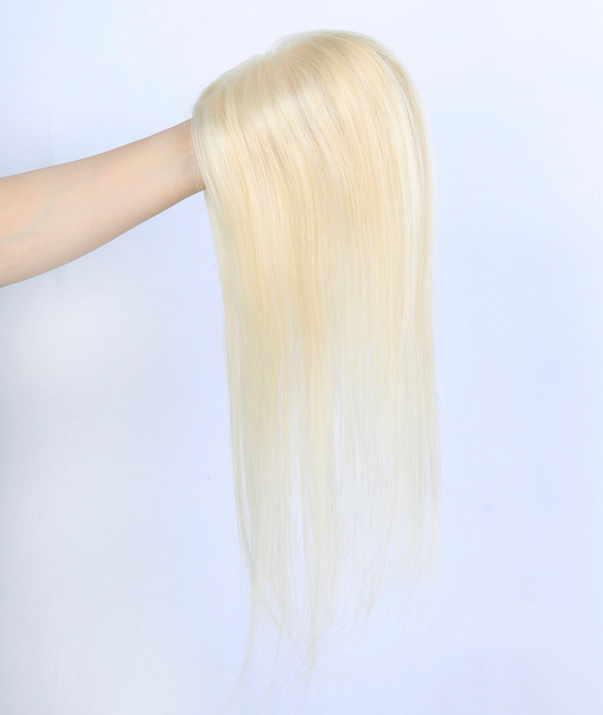 #613 Platinum Blonde Highlights Women's Lite Hair Topper (NEW)
