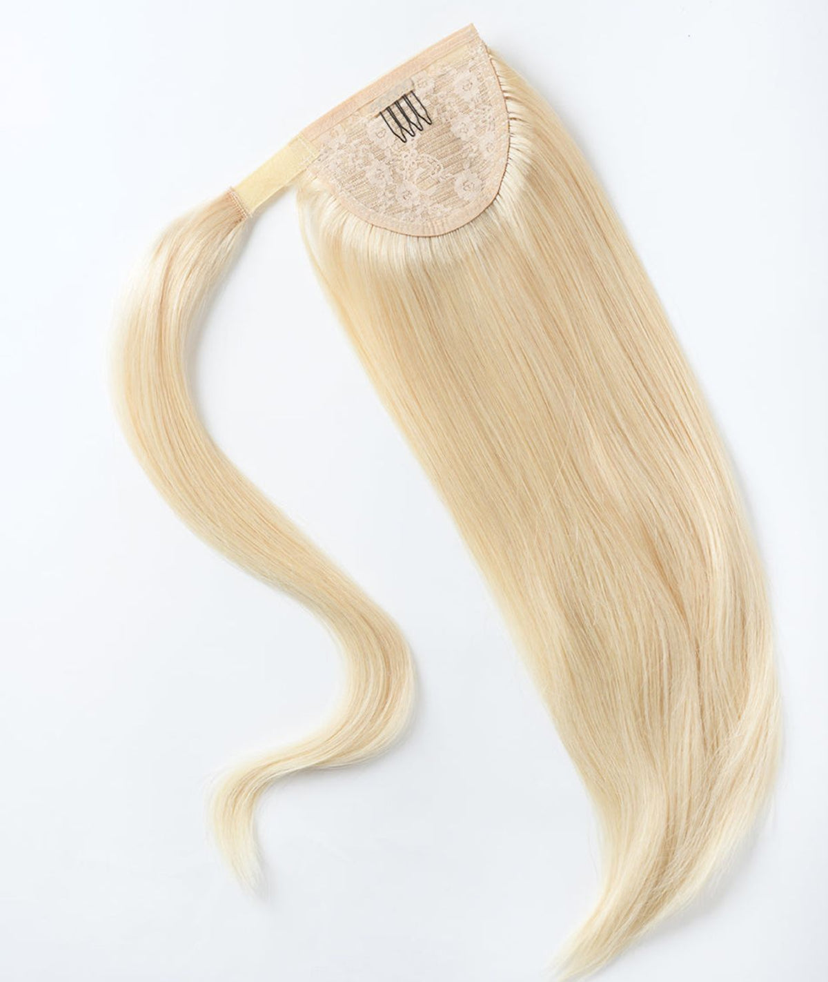 #613 Platinum Blonde Ponytail Hair Extensions