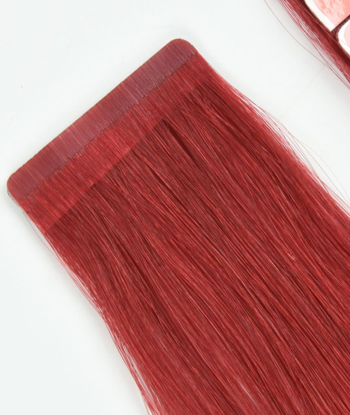 #6R Red Ultra Seamless Tape In Hair Extensions