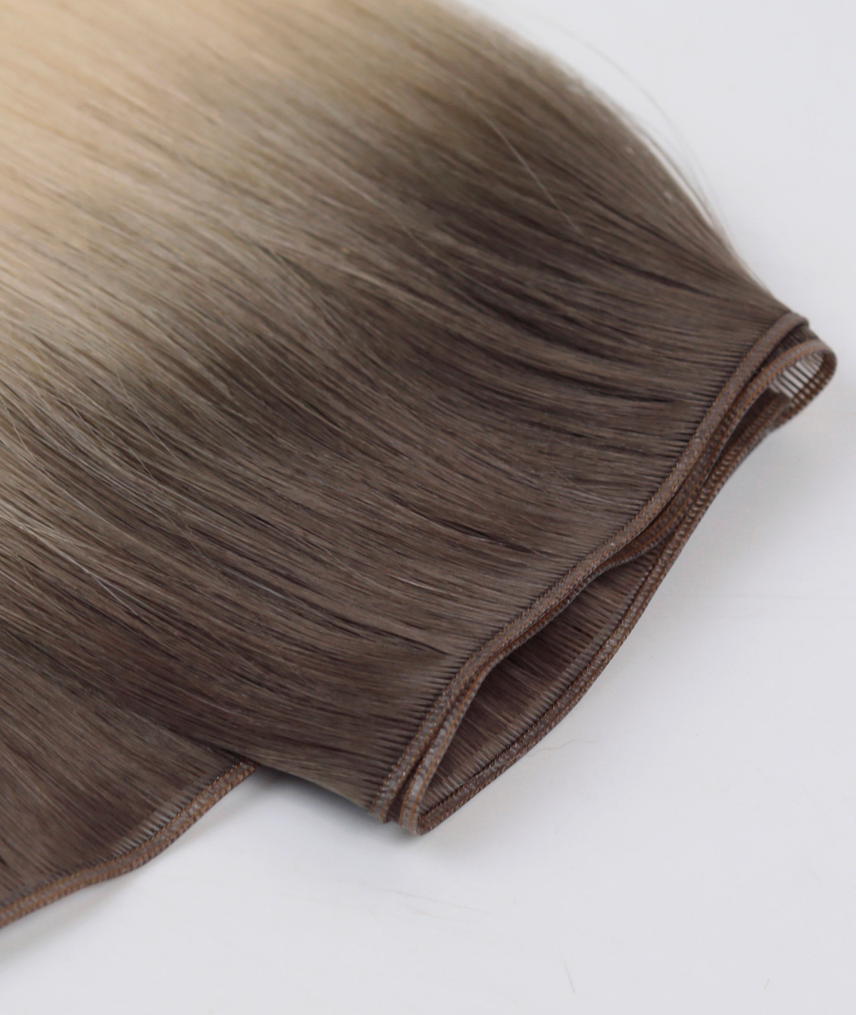 #Arctic Blonde Balayage Genius Weft Hair Extensions